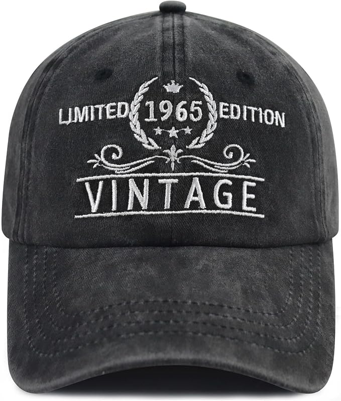 Personalized Birthday Name - Limited Edition 1965 Cap Embroidery - Birthday Gift Ideas