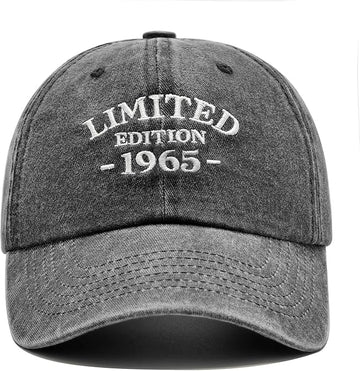 Personalized Birthday Name - Limited Edition Since 1965 Cap Embroidery - Birthday Gift Ideas