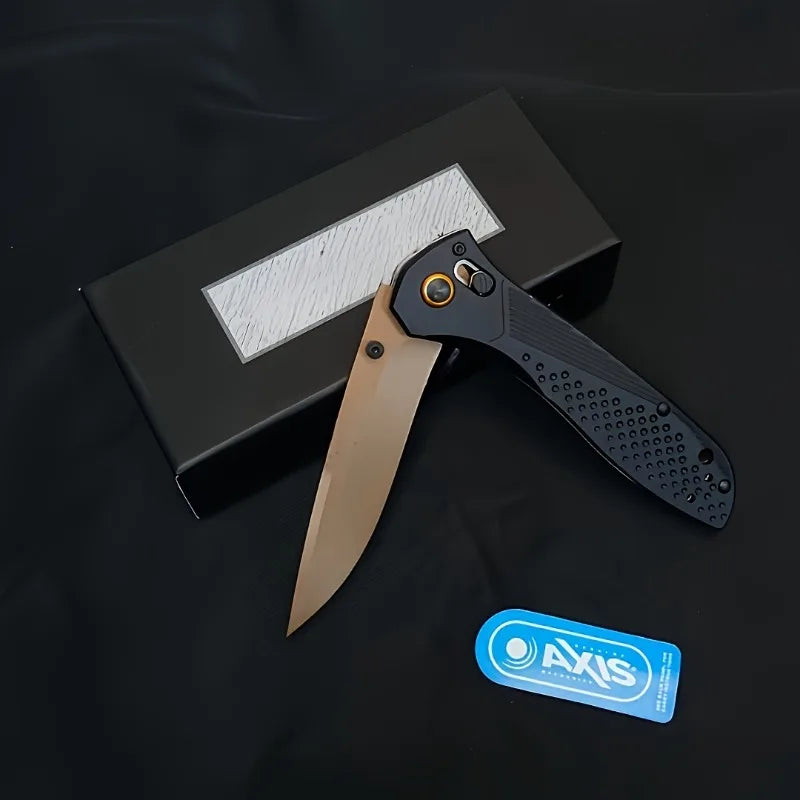 BM 710FE  AXIS Stainless Steel Folding Knife Aluminum Alloy Handle CNC Precision Grinding Sharp Pocket Knife Outdoor Men's Gift
