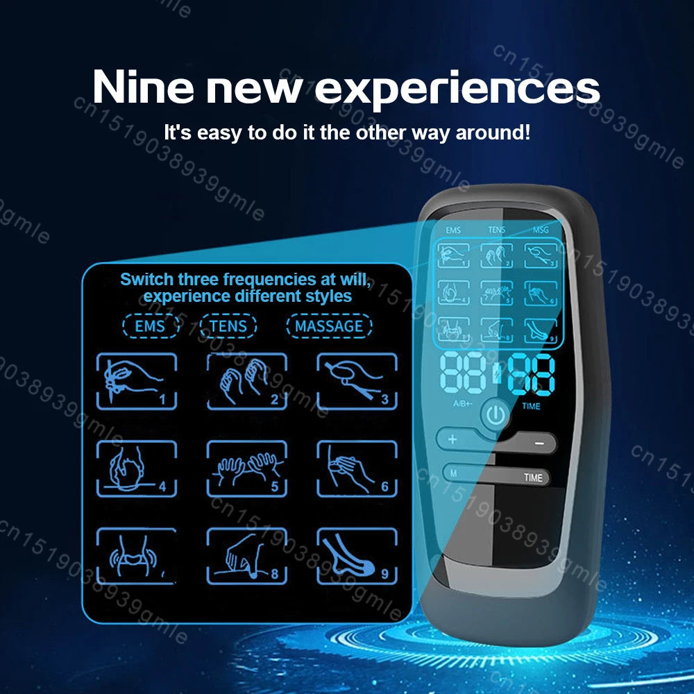EMS Eletric Muscle Stimulation USB Physiotherapy Tens Unit Machines Pulse Impulse Mini Full Body Massager Slimming Machine