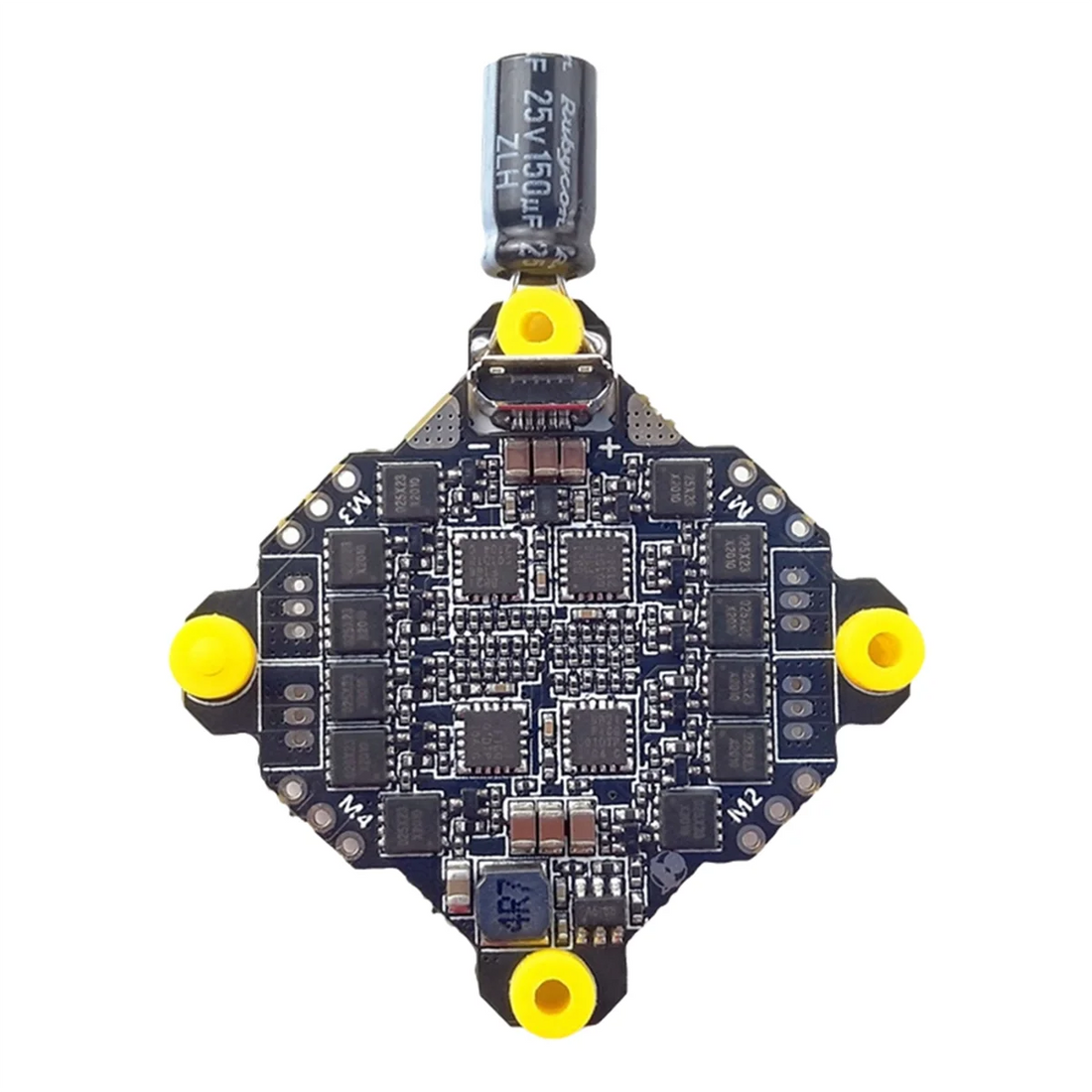 Retail! F411 AIO Flight Controller with BL S 15A 4-in-1 ESC 1-3S Onboard MPU6500 Gyroscope and OSD for RC Drone FPV Racing