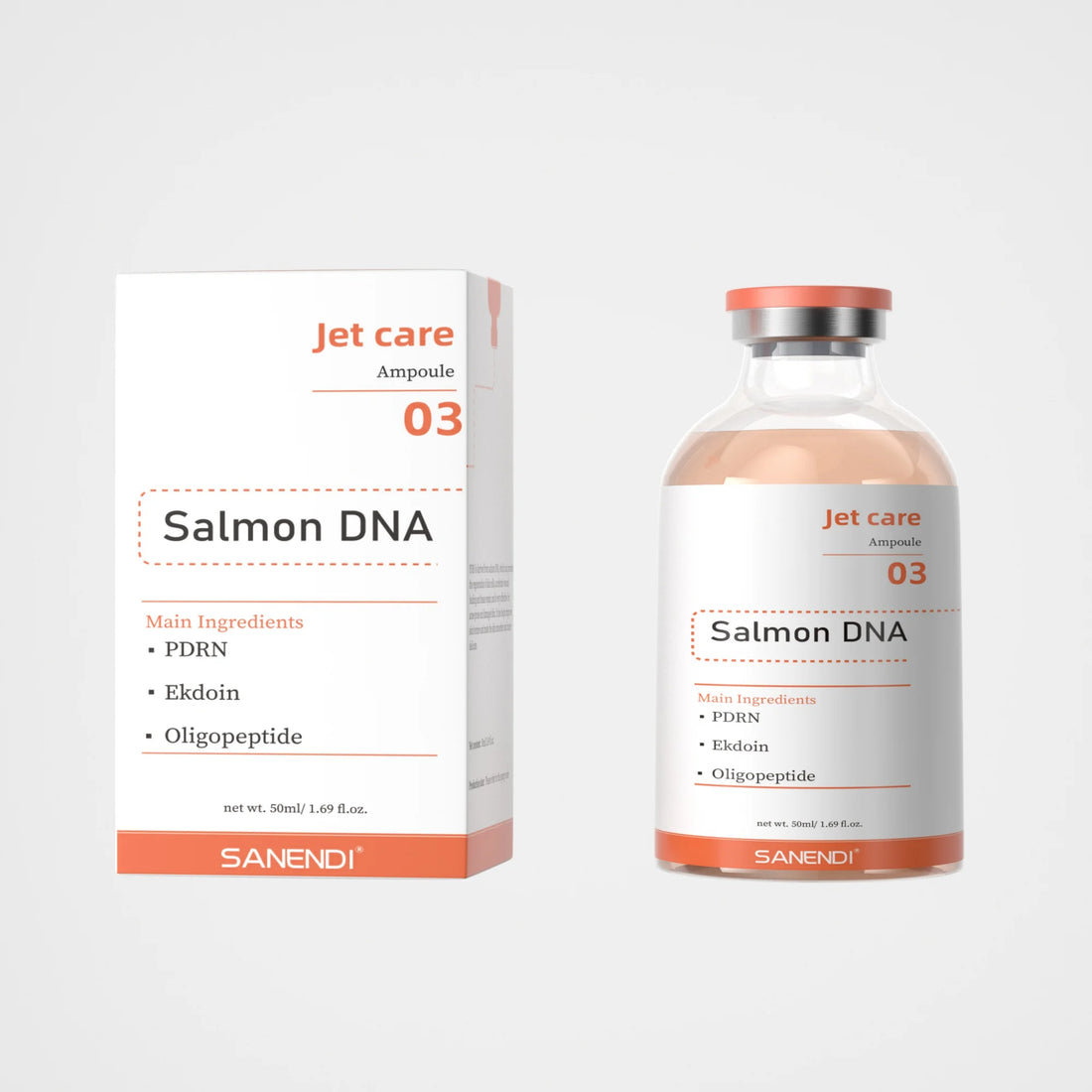 Pdrn Salmon Water Oxygen Stem Cell Serum Ampoule Spray Jet Care Peeling MoisturizingAnti-aging Skin Care