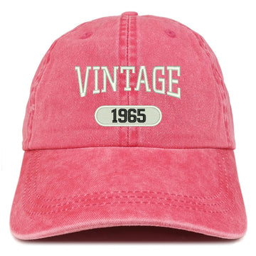 Personalized Birthday Name - Vintage Classic 1965 Cap Embroidery - Birthday Gift Ideas