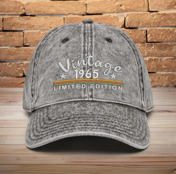 Personalized Birthday Name - Legend Since 1965 Cap Embroidery - Birthday Gift Ideas