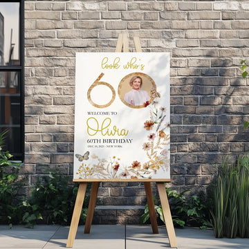 Personalized Birthday – Look Who's 60th Birthday Sign - Birthday Gift Ideas