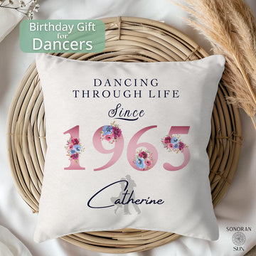 Personalized Birthday –   Happy 60th Birthday Pillow Cover - Birthday Gift Ideas