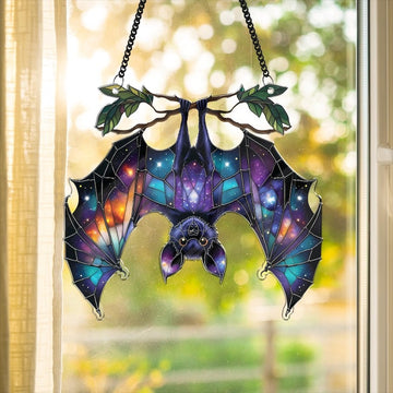 Gothic Batic Stained Glass - Personalized Suncatcher Ornament